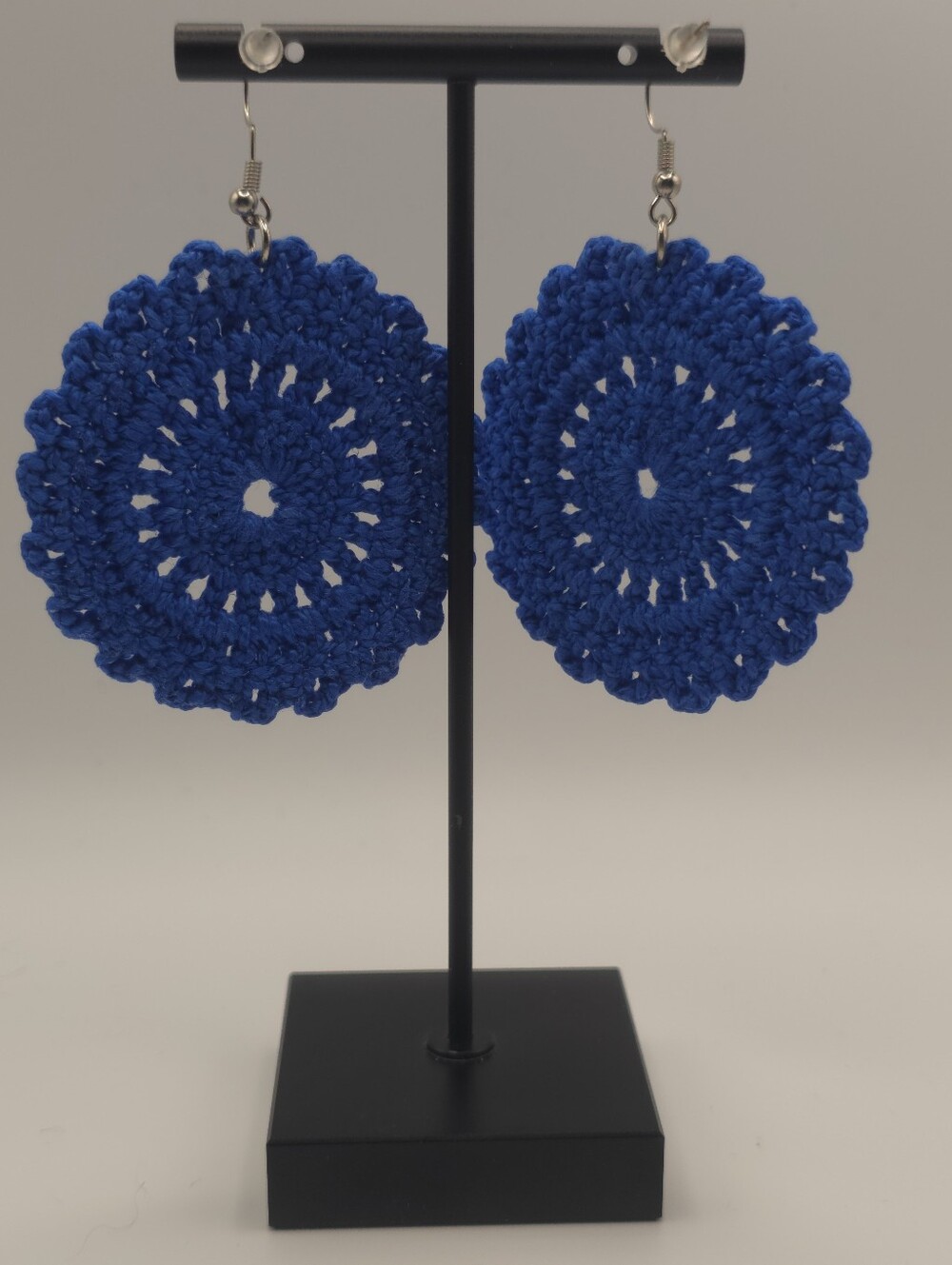 Hand Crafted Boho Crochet Earrings - Picture 3 of 3